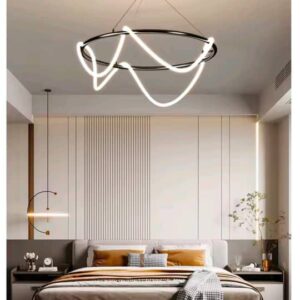 LED Neon Strip Ceiling Chandeliers