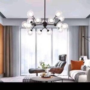 Modern Glass Ball Chandelier