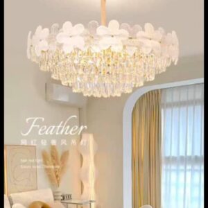 Small Flower Crystal Chandelier