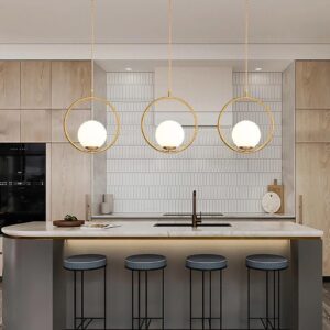 Modern Glass Pendant Lights Kitchen